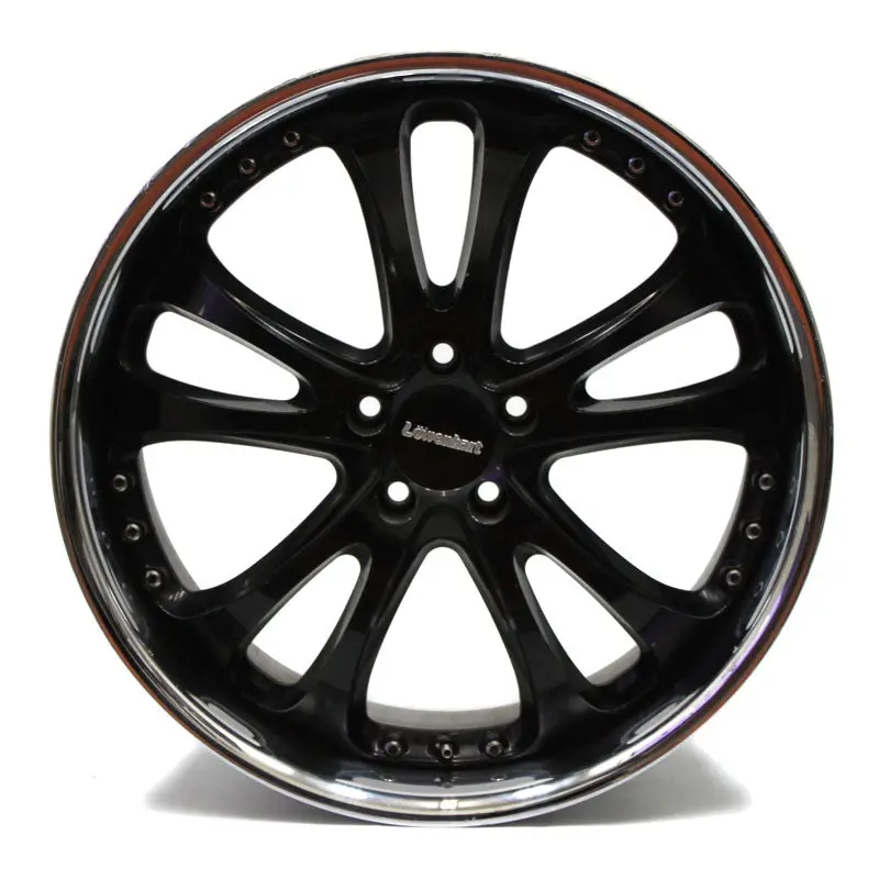 20" Lowenhart Wheel Br5 Black Chrome 20X9 1