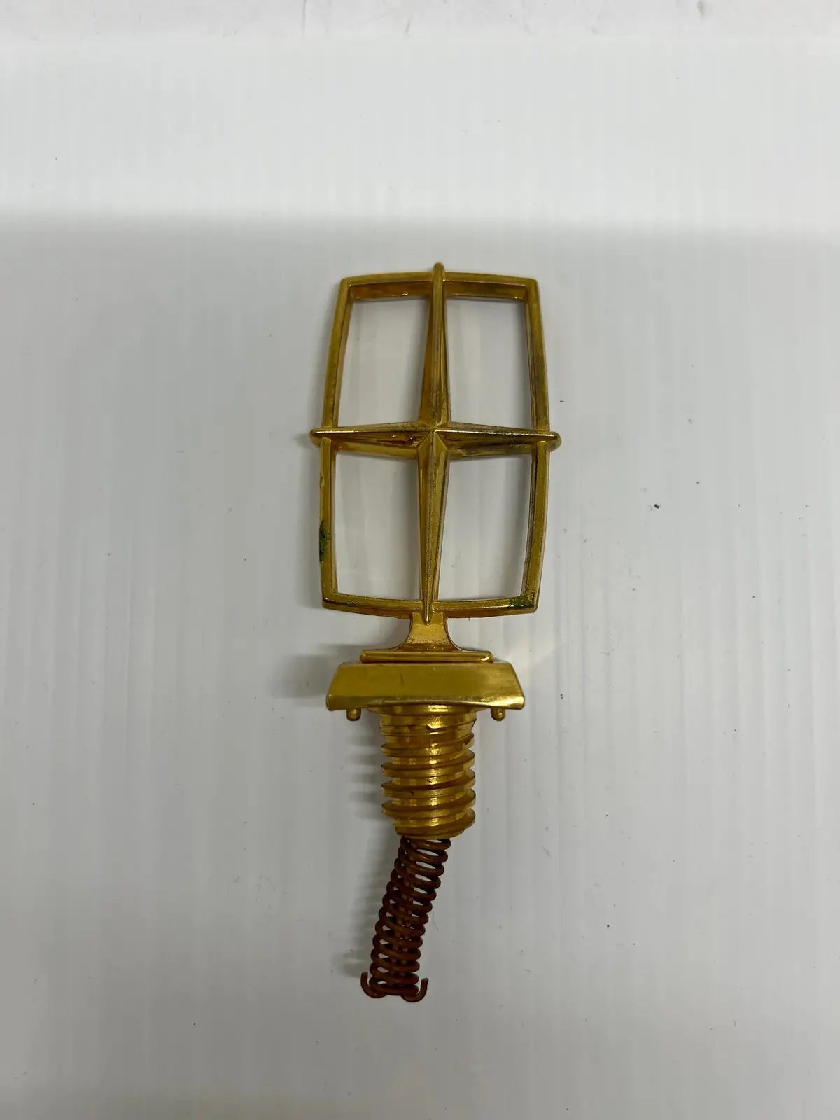 Lincoln Town Car 1981 1982 1983 1984 Gold Plated Hood Ornament Oem 1