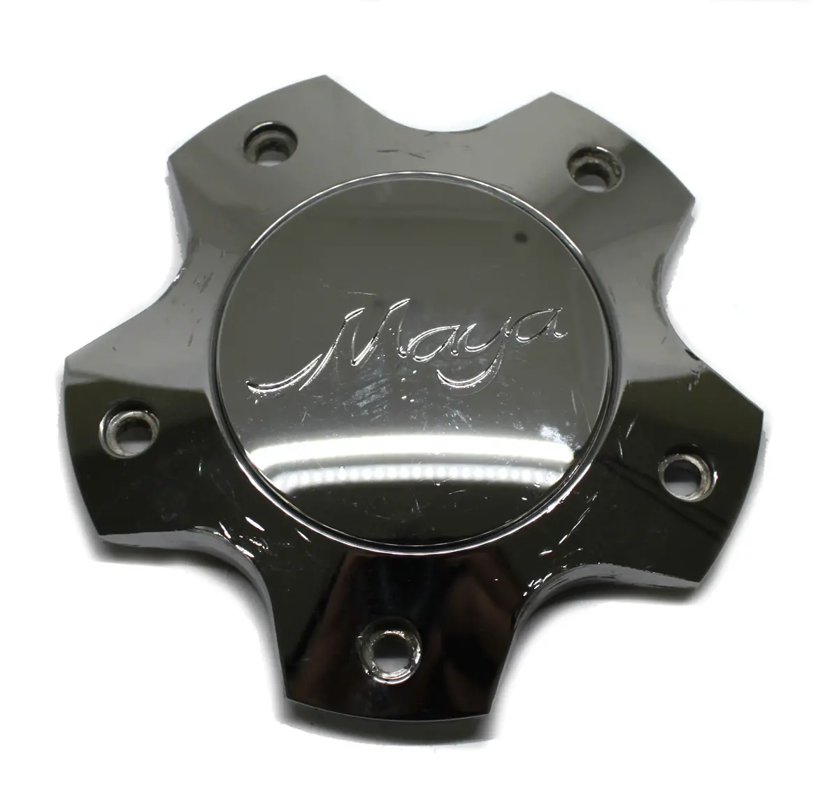 Maya Wheel Chrome Center Cap Used 1