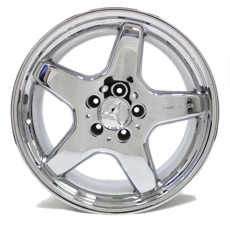 18" Rear Wheel Mercedes Benz Clk Amg Chrome Factory Oem 18X8.5 1