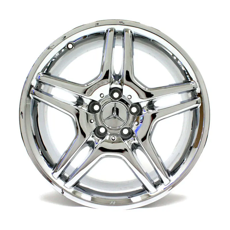 18" Mercedes Benz Amg Cls500 Cls550 05 06 07 08 Chrome Wheel Oem 65373 1