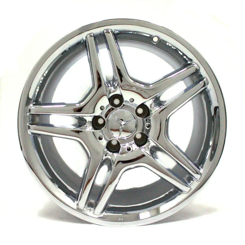 18" Mercedes Benz Amg Cls500 Cls550 2006 2007 Chrome Wheel Rear Oem 65374 1