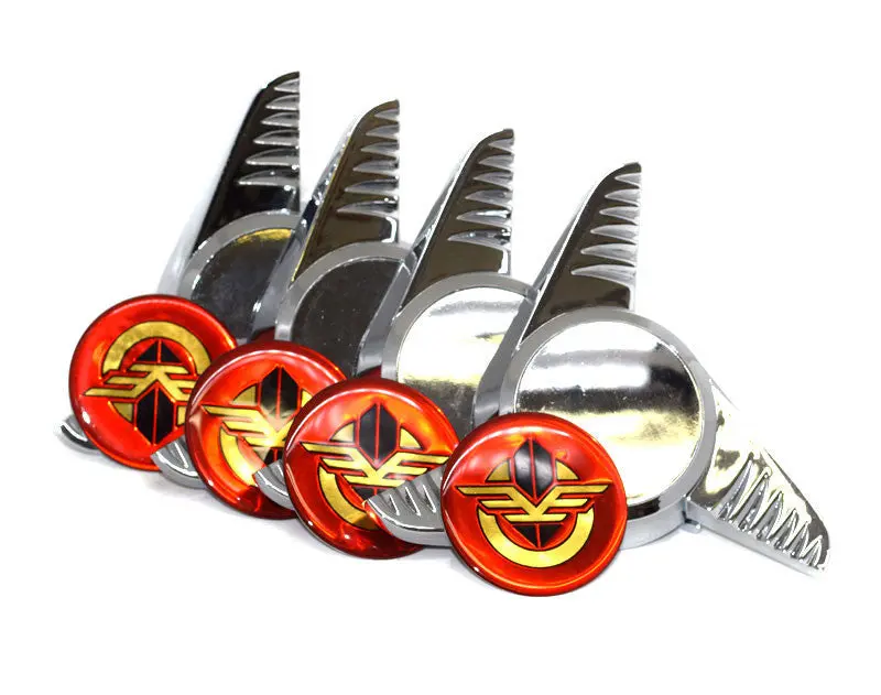 Mclean Wire Wheel Chrome Spinners Set Of 4 New 1