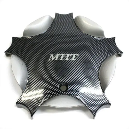 Mht Wheel Center Cap Silver Carbon Fiber Fwd #10413 1