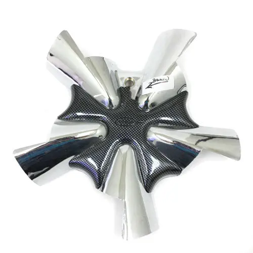 Neeper Wheels Chrome Center Cap Carbon Fiber Mh1173 Used 1