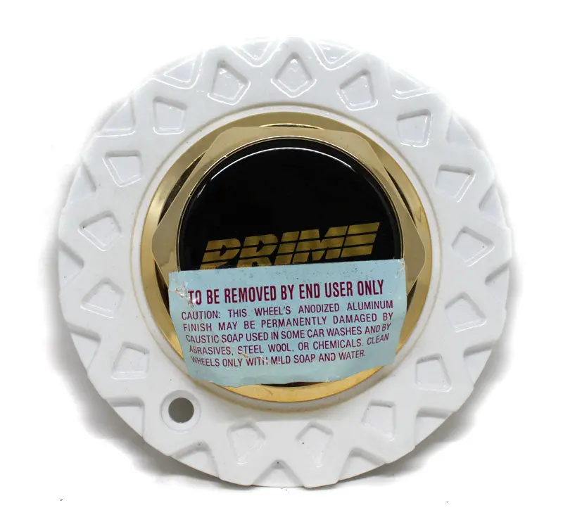 Prime Wheel Center Cap White Gold Hex Nut Pw250p 93 1