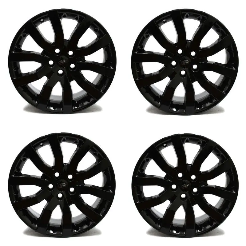20" Range Rover Land Rover Hse Sport 2005 2007 2008 2009 Wheels Oem 72196 Black 1