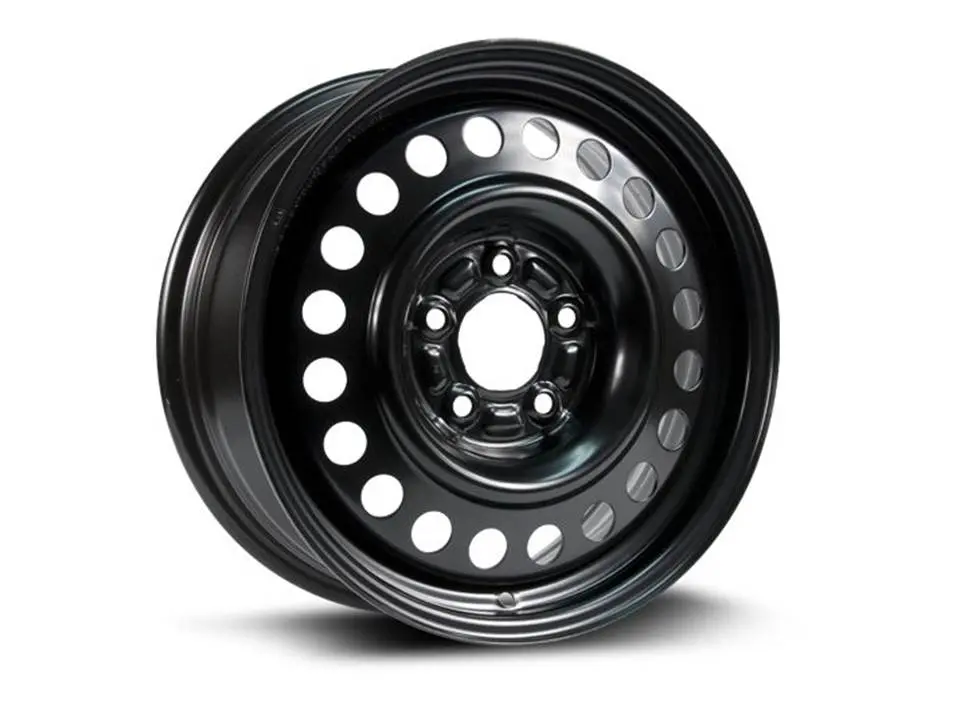 15X6.5 5X114.3 71.5 +40 Black Steel Wheel 1