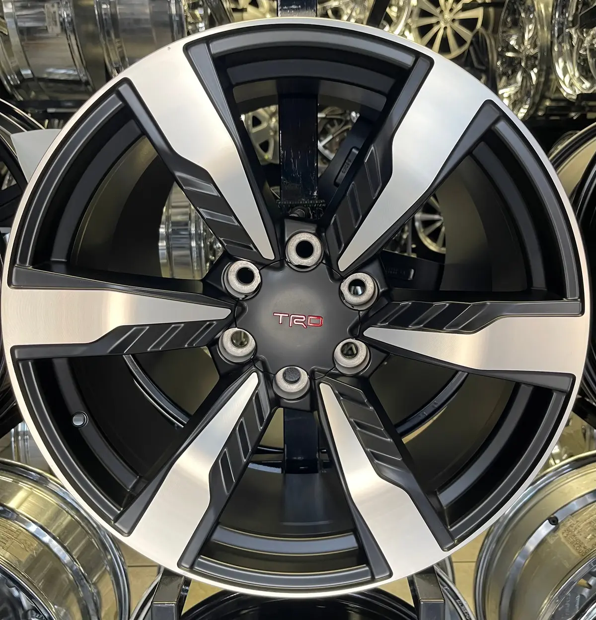 20" Toyota Tacoma Tundra 4Runner Fj Cruiser Trd Style Wheels Black Matte (4) 1