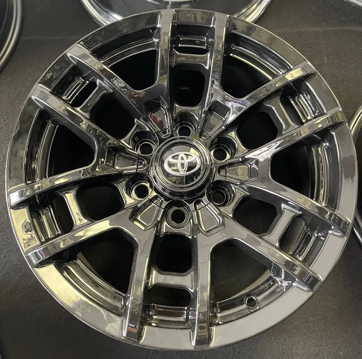 17" Toyota Tacoma Trd Style Wheels Gloss Black (4) 1