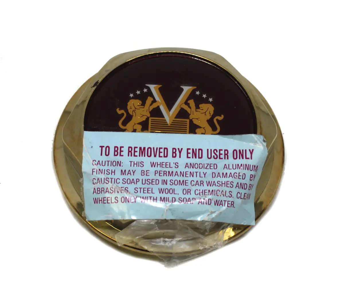 Vogue Wheel Gold Hex Nut Center Cap 93 New 1