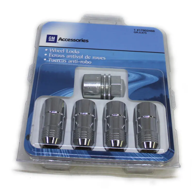 Gm Accessories Wheel Locks 17802466 New 1