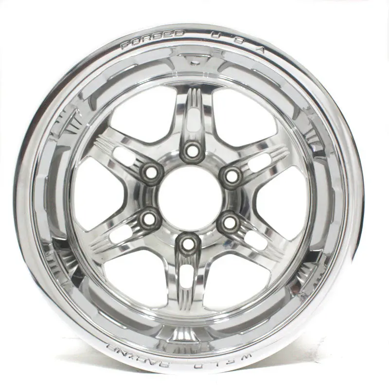 16" Weld Racing Forged Cheyenne 6 Polished Wheel 16X10 1