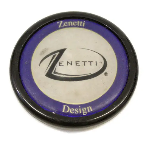Zenetti Wheel Center Cap Black Blue 1