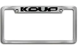 Kia Koup Branded License Plate Frame 99996171M01 1