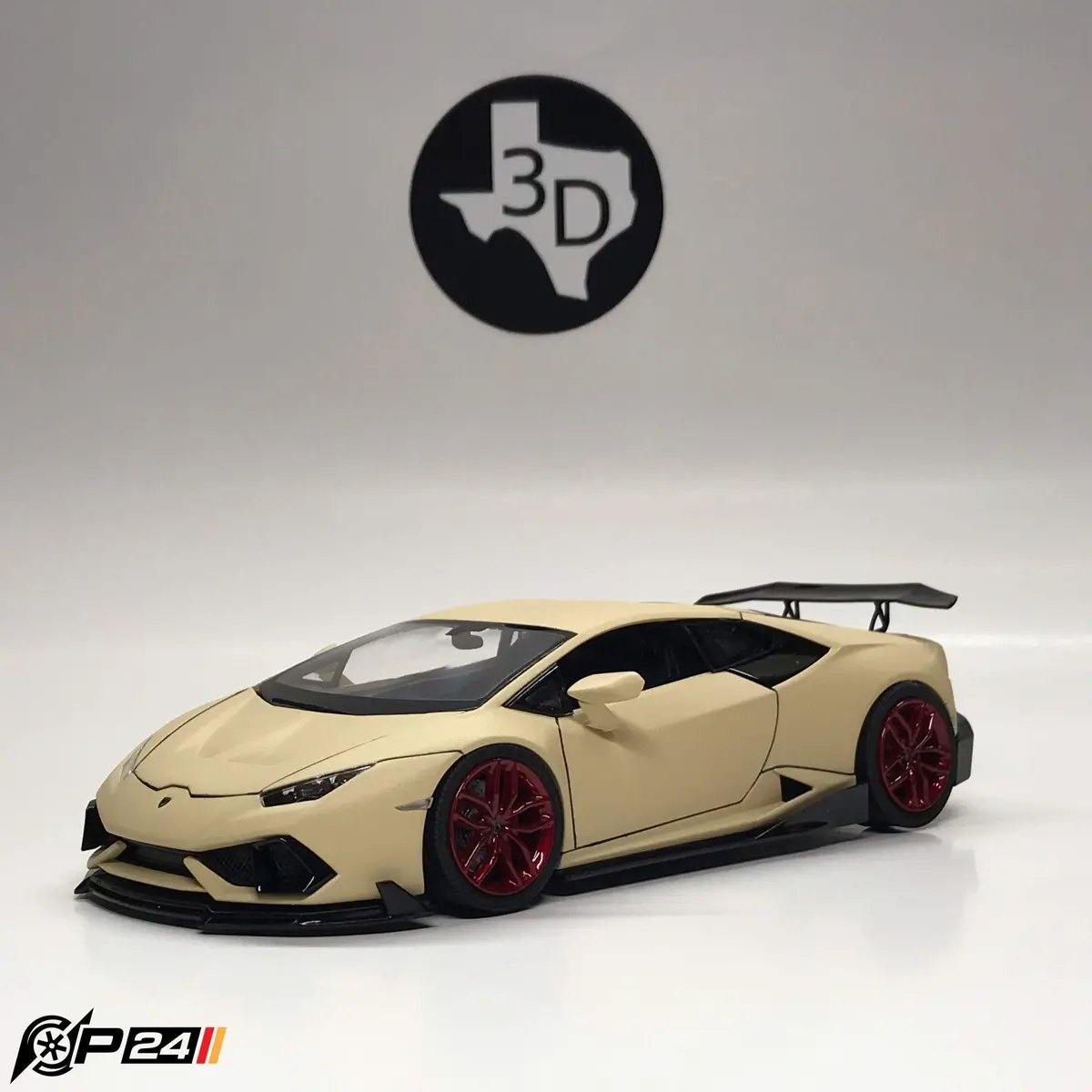 Aoshima 1/24 Huracán Lp610-4 Vorsteiner Body Kit 1