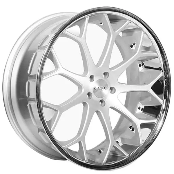 20" Azad Wheel Az99 Silver Chrome Ss Lip 20X10.5 1