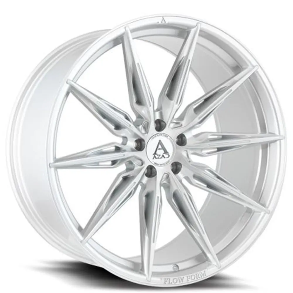 20" Azad Azff02 Brushed Silver 20X9 1