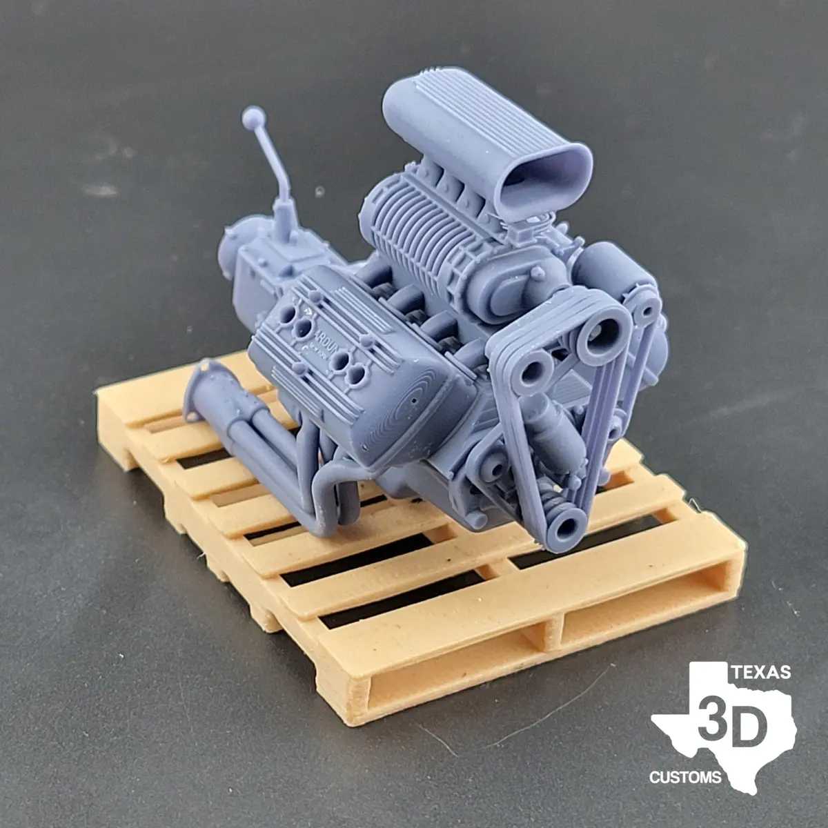 Blown Ardun Flathead V8 Hilborn Injected 1