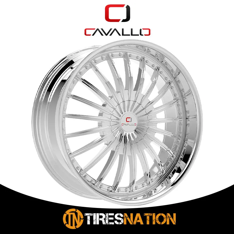 Cavallo Clv-32 Nano Chrome 22X9.5 6X135/6X139.7 108 25 1