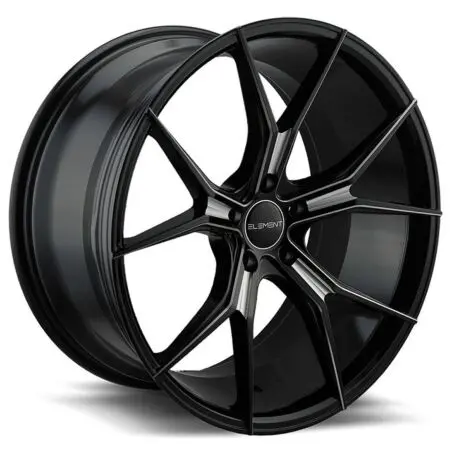 20" Element Wheels El225 Gloss Black Milled 5X114.3 Set Of 4 1