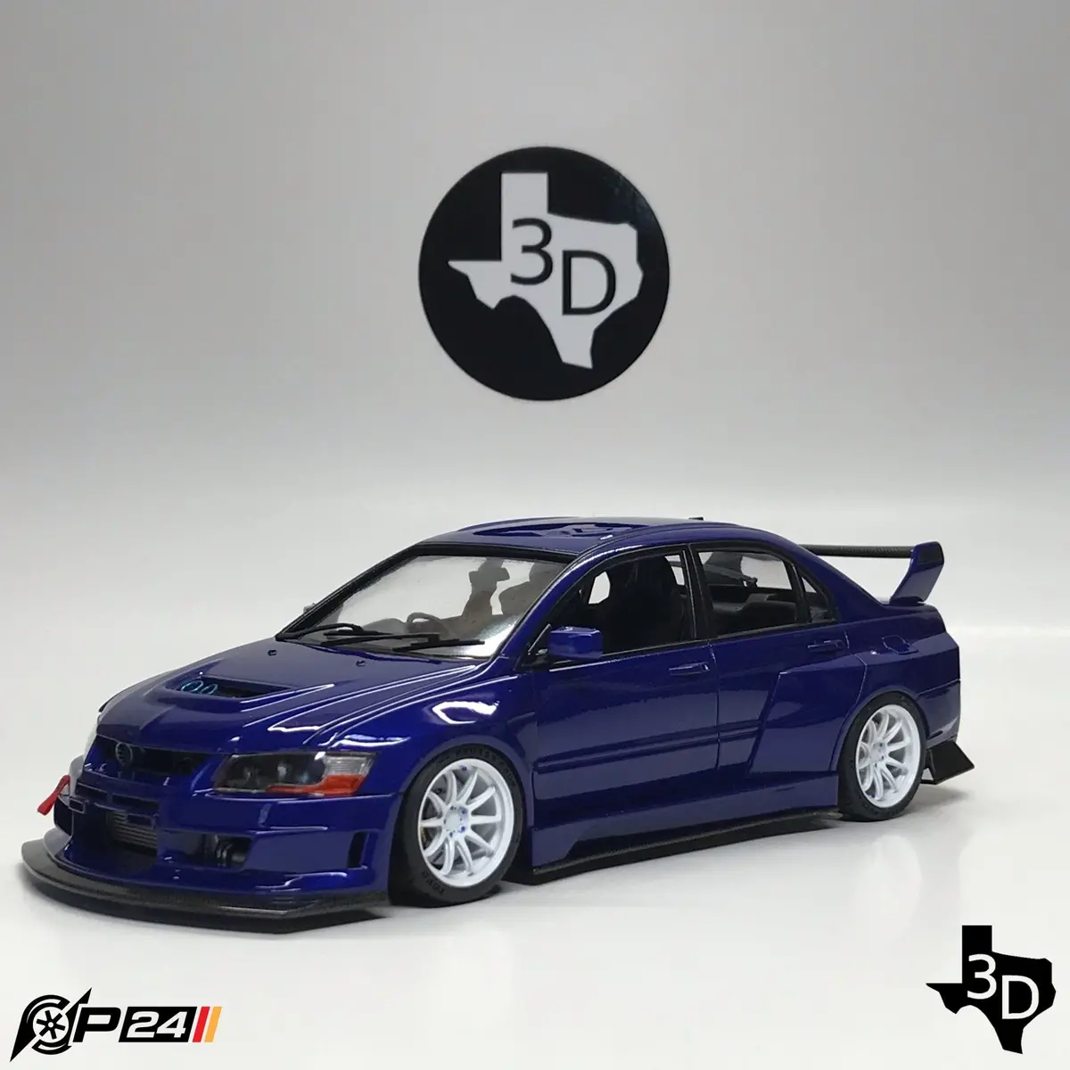 Fujimi 1/24 Mitsubishi Evolution Ix Custom Wide Body Kit 1