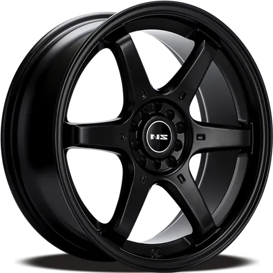 15" Ns Series Ns1507 Matte Black Wheels 1