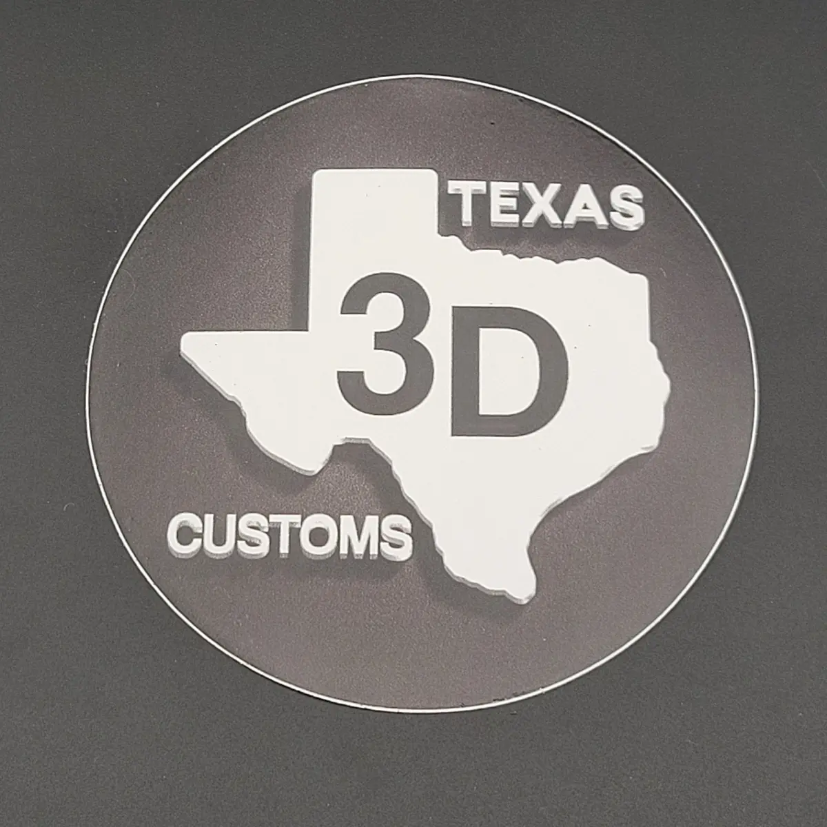Round 3" Sticker 1