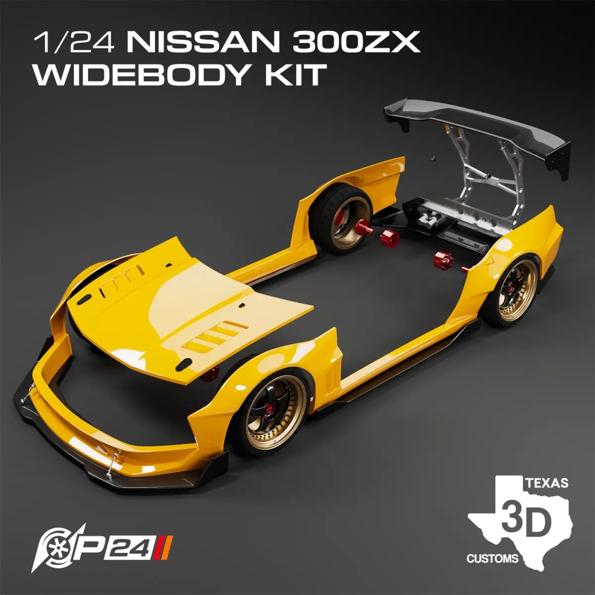 Tamiya 1/24 Nissan 300Zx Wide Body Kit 1