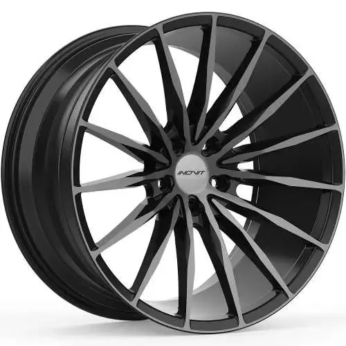 Inovit Torque Wheels 20X8.5 20X10 Black Machined Face Dark Tint Satin 1