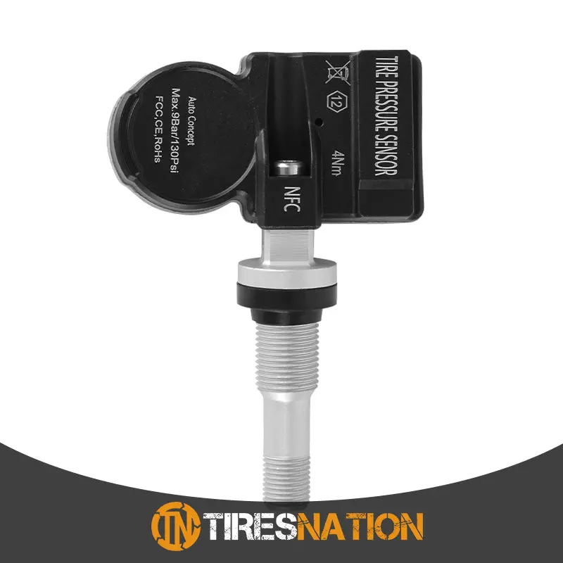 (1) Tire Air Pressure Sensor Tpms Metal Valve For Freightliner Sprinter 2014-18 1