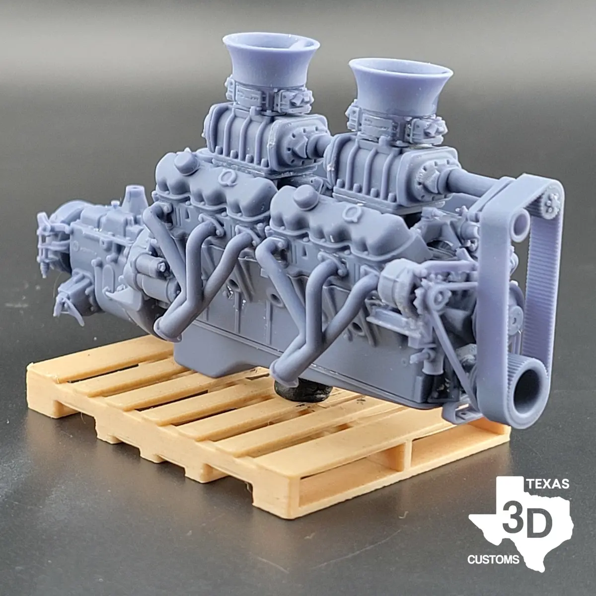 Twin Blower Gmc Big Block V12 1