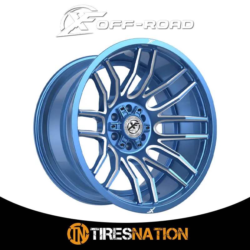 Xf Off-Road Xf-232 Anodized Blue & Milled 24X12 6X135/6X139.7 106.4 -44 1