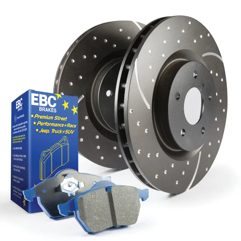 Ebc Bluestuff Brake Kit – S6 Series: Street-Sport Pads + Gd Series Rotors 1