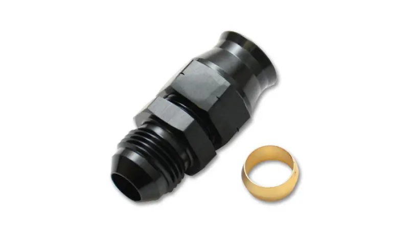 Vibrant -8An Male To 1/2" Tube Adapter Fitting With Brass Olive Insert 1