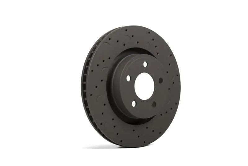 Hawk Talon Drilled & Slotted Front Brake Rotors For 2003 Infiniti G35 (Standard Brake System) 1