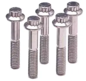 Arp 3/8 Inch -16 X 1.500 12Pt 7/16 Wrenching Black Oxide Bolts (5/Pkg) 1