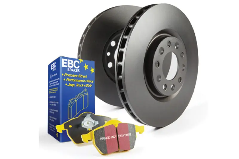 Ebc Yellowstuff High-Performance Brake Pad & Rk Drilled Rotor Kit 1