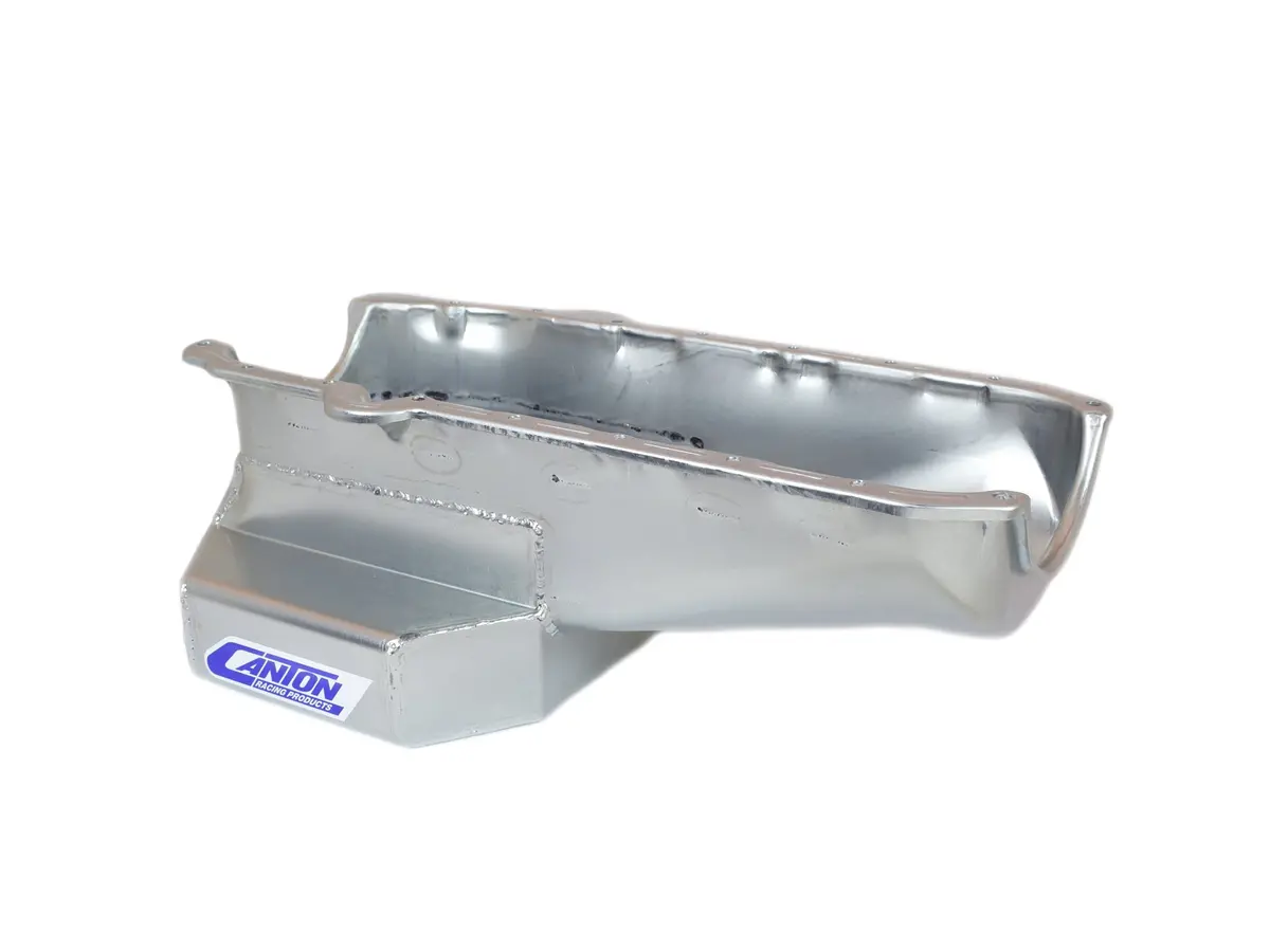 Canton 15-250T Road Race Oil Pan For Small Block Chevy G-Body – One-Piece Seal Design 1