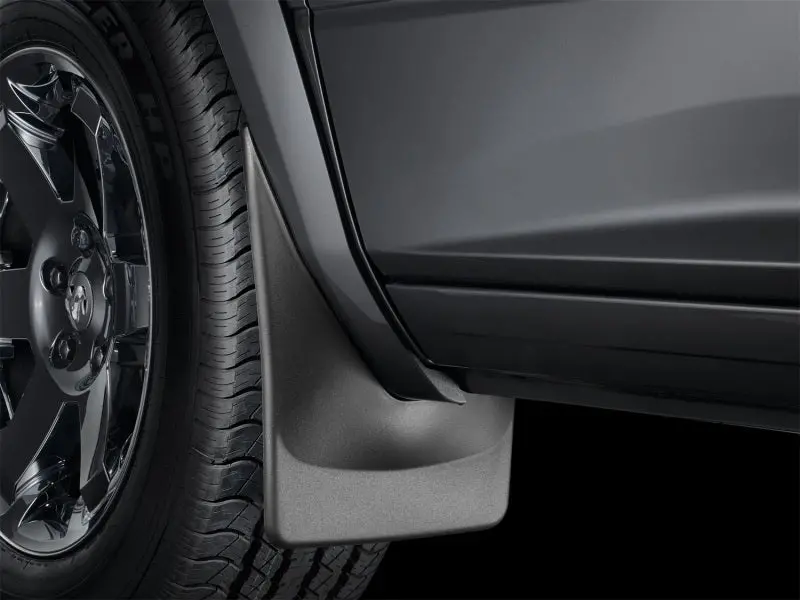 Weathertech No-Drill Mudflaps For 2005–2013 Toyota Tacoma – Black, Easy Installation 1