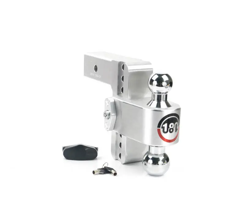 Weigh Safe 180 Aluminum Weight-Distributing Hitch – 6" Drop, 2.5" Shank (10,000 Lb Wt / 18,500 Lb Gtw) 1