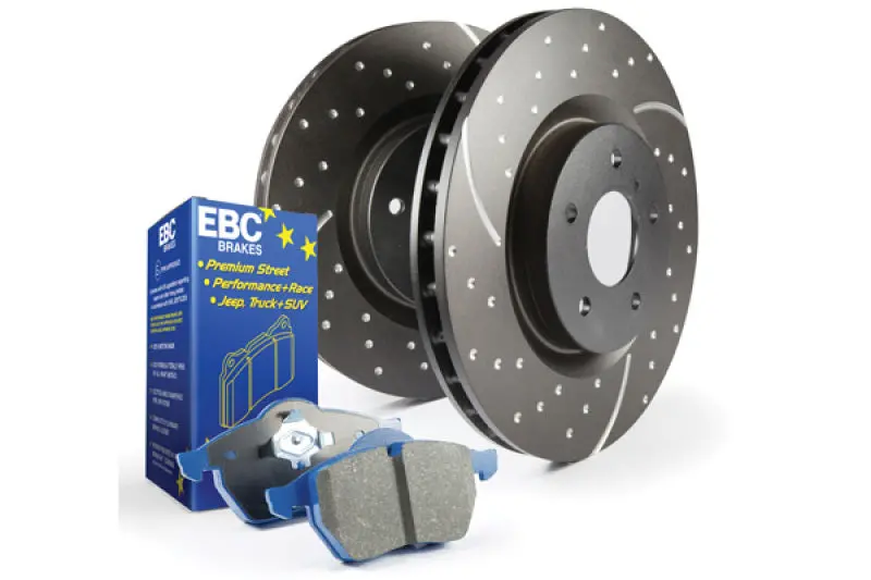 Ebc S6 Performance Brake Kit – Bluestuff Ceramic Pads + Gd Grooved Rotors 1