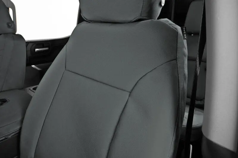 Covercraft 19-21 Chevrolet Silverado/ Endura Precisionfitfront Row Seat Covers - Charcoal/Charcoal 1