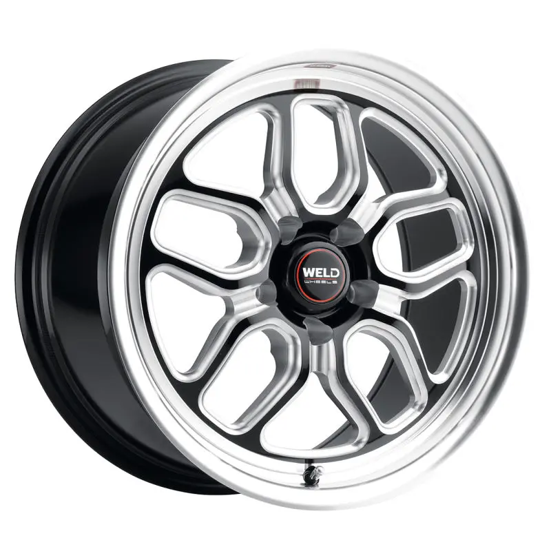 Weld Racing Laguna Drag Wheel – 17X10", 5X112Mm, Et40, 7.1" Backspace, Gloss Black 1