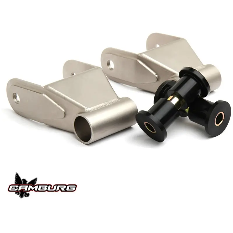 Camburg Tig-Welded 4130 Steel Leaf Spring Shackles – 1.5 In Extended Length, Fits Multiple Ford & Gm Trucks 1
