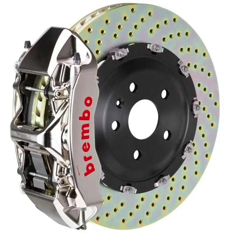 Brembo 00-03 Z8 (E52) Front Gtr Bbk 6 Piston Billet380X34 2Pc Rotor Drilled- Nickel Plated 1