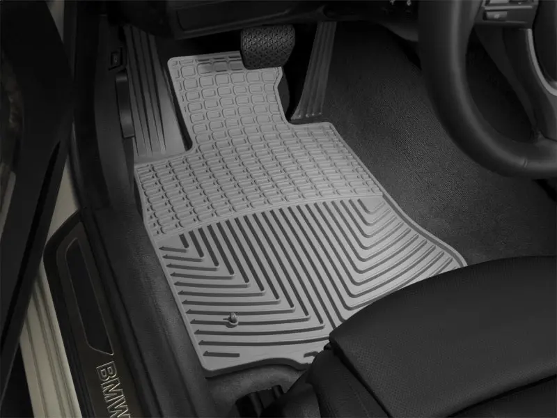 Weathertech Front Floor Liners For 2016+ Jeep Grand Cherokee & Dodge Durango – Gray Rubber 1