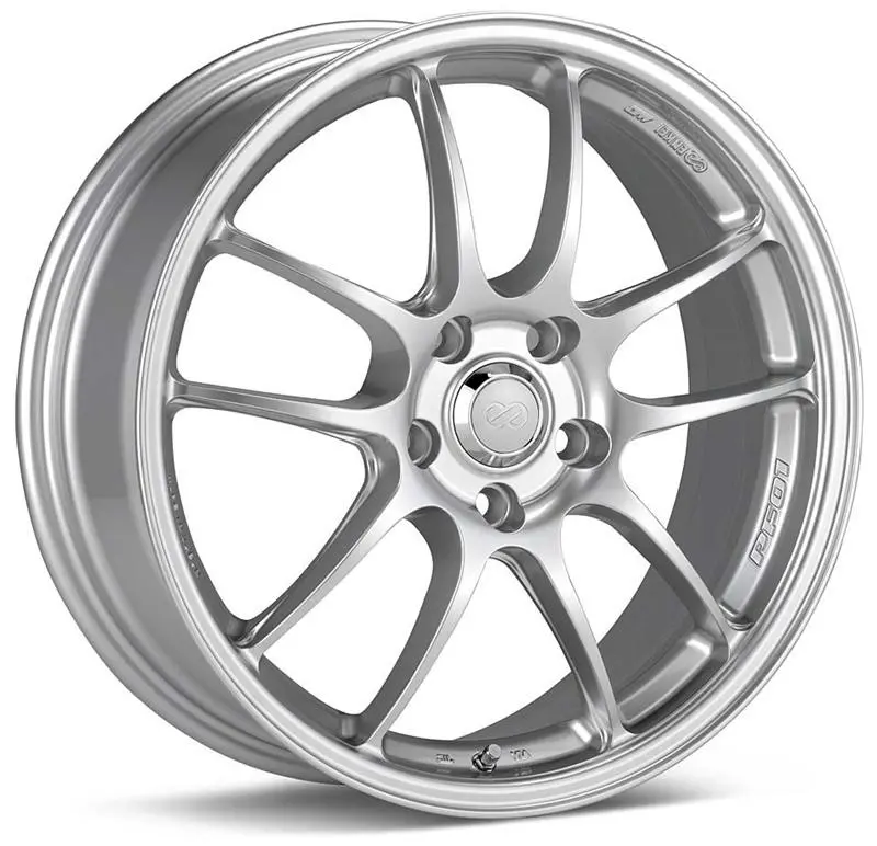Enkei Pf01 18X8 5X114.3 50Mm Offset Matte Black Wheel 05-07 Sti 1