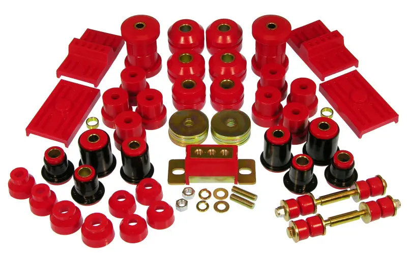 Prothane Total Suspension Bushing Kit – 1980–1981 Pontiac Firebird, Red Polyurethane 1