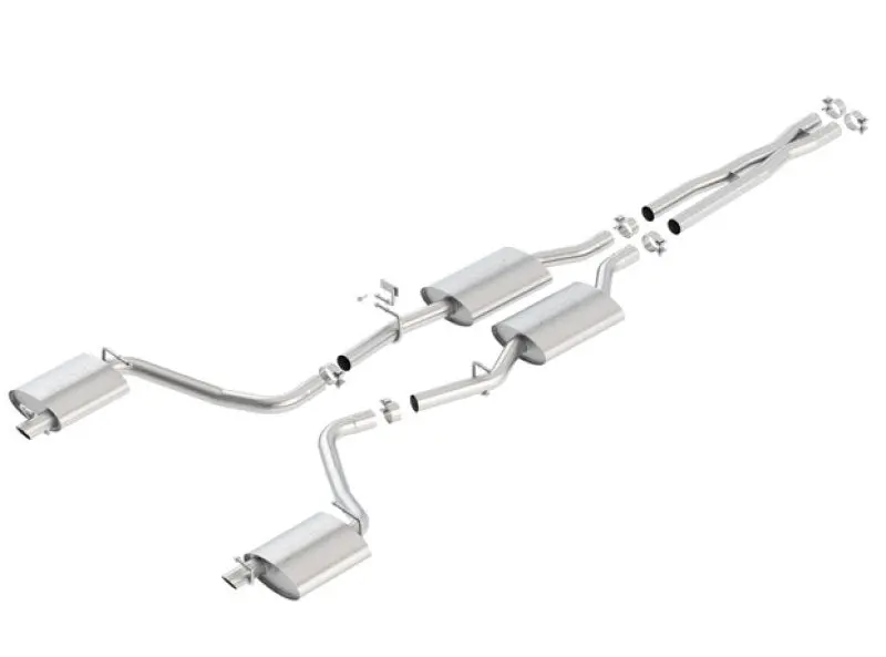Borla S-Type Cat-Back Exhaust System For 2015–2016 Dodge Charger 3.6L V6 1
